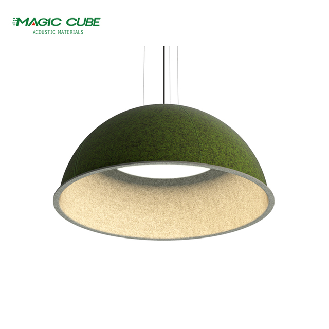 Decorative Felt Ceiling Baffles Acoustic Pendant Lights for Office