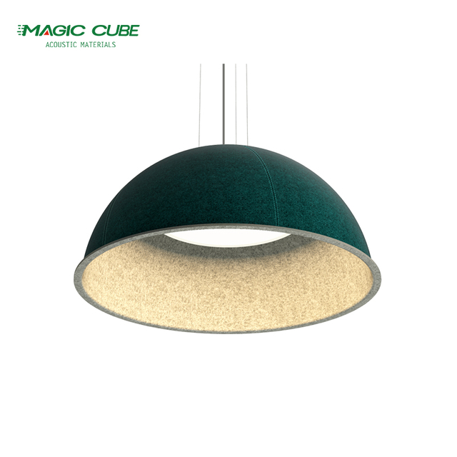 Decorative Felt Ceiling Baffles Acoustic Pendant Lights for Office