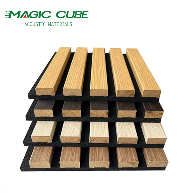 Easy Installation Decorative 3 Side Wrapped Slat Wall Panel for Theatres