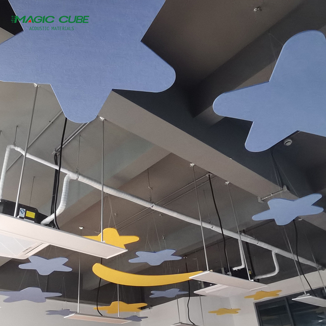 Polyester Felt Acoustic Ceiling Baffles Insulation 
