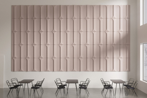 High Quality Colorful 3D Polyester Acoustic Panel Fits for Interior Decoration 