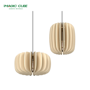 High Density Polyester Fiber Hanging PET Acoustic Lampshade 