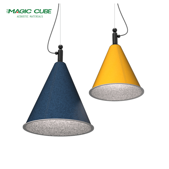 Flame Retardant Polyester Fiber Acoustic Light Fixtures