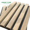 Vertical Wood Slats akupanel hout for auditorium