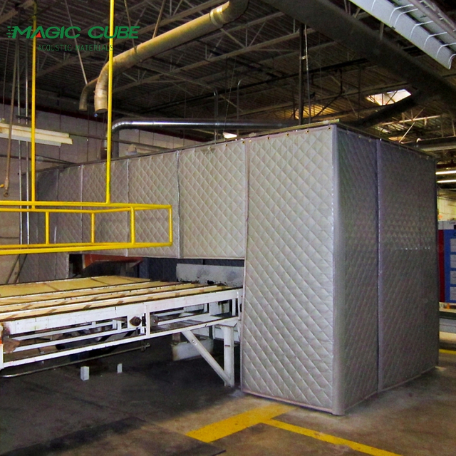 Portable Temporary Fencing Noise Barrier Acoustic Blankets for Construction Site 