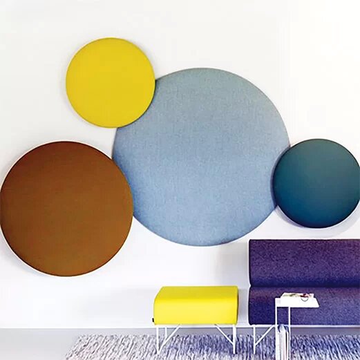 Felt Circles Felt Pads Mixed Color Polyester Fiber Acoustic Panel