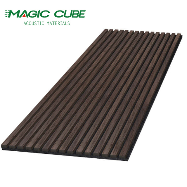 Felt Wall Cladding Interior 3 Side Wood Slat Acoustic Panel
