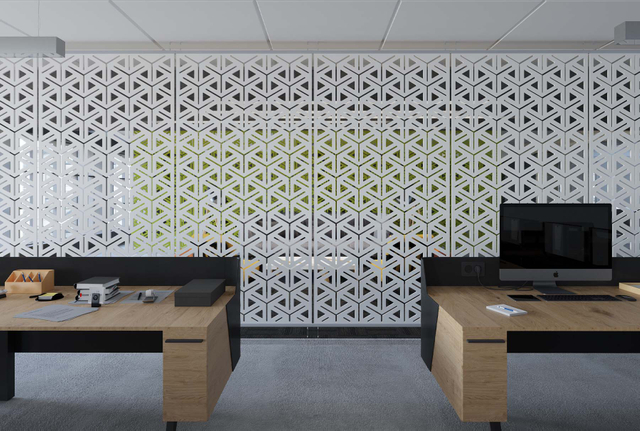 Recycle Soundproof Polyester Fiber PET Office Partition