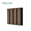 Custom Sound Proof Slatted Oak Acoustic Wall Panels