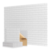 12pcs Per Set of Square Brick Shaped Polyester Fiber Sound Absorbing Panels