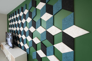 Building Material Soundproof Wood Wool Cement Acoustic Panel