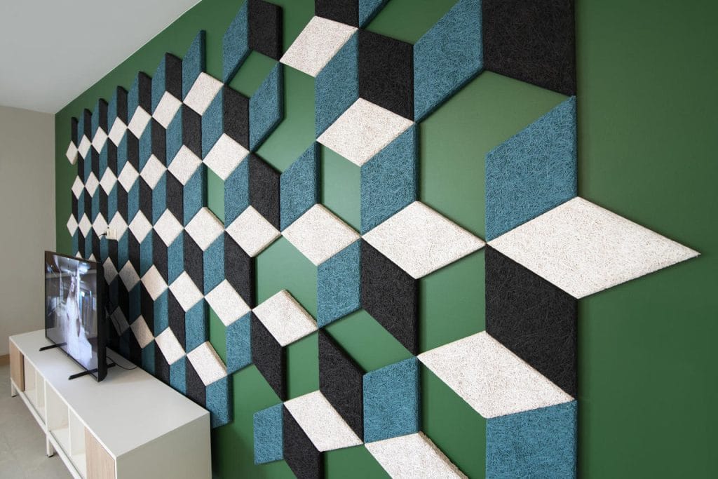 Building Material Soundproof Wood Wool Cement Acoustic Panel