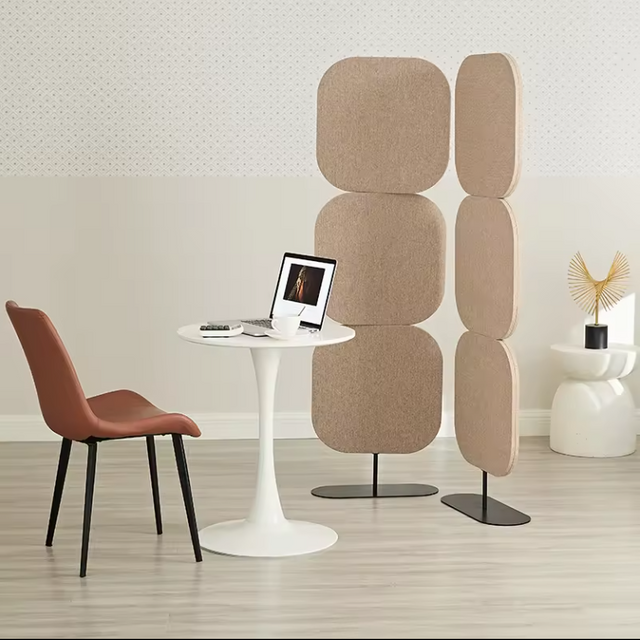 Sound Absorbing 100% PET Folding Acoustic Office Partition