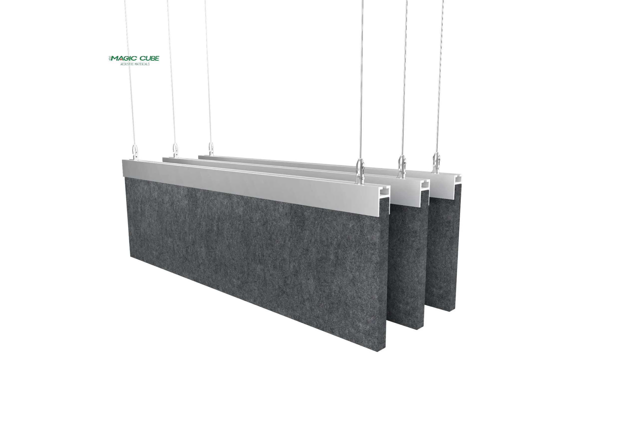 Polyester Fiber Acoustic Baffles – Straight 12/24mm