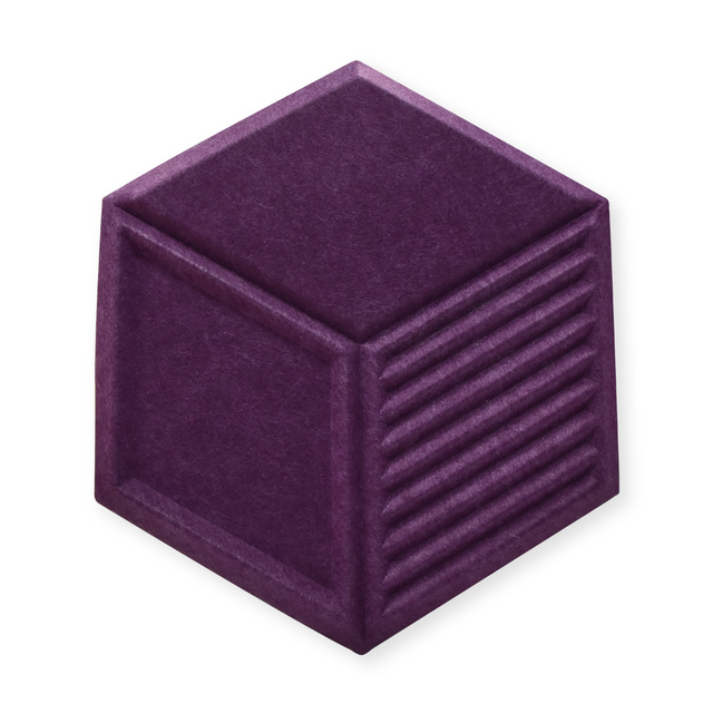 Modern Design 3D Polyester Acoustic Wall Panels For Sound Reflection