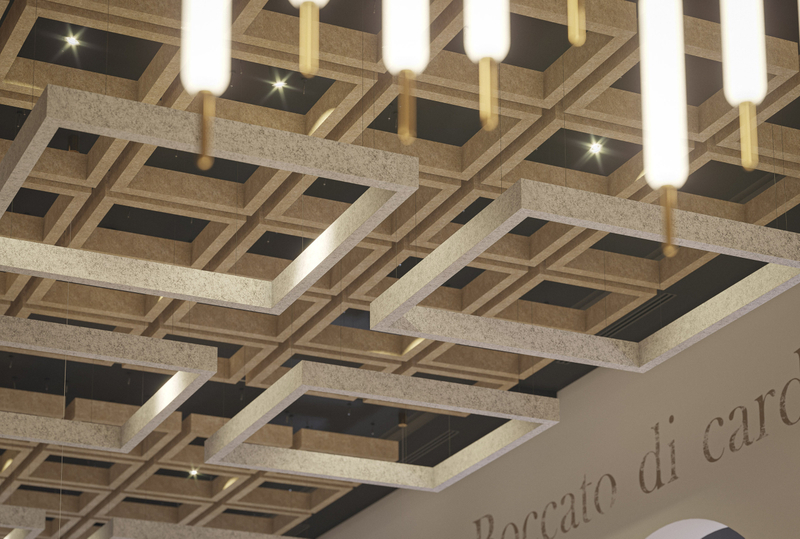 Square Acoustic Panel for Interior Ceiling
