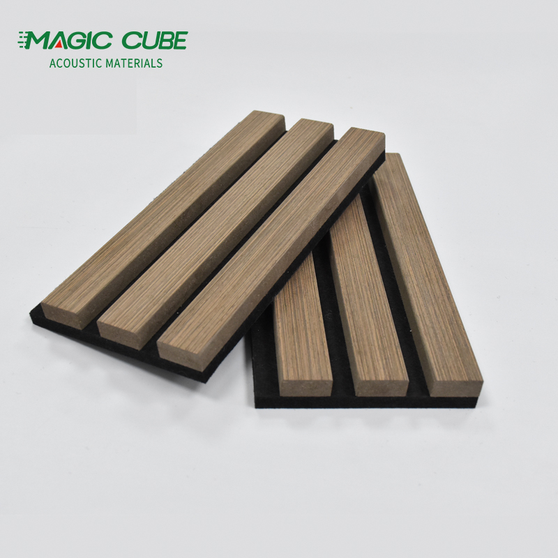 Office Studio Akupanel Wooden Slatted Sound Absorbing Proofing Boards