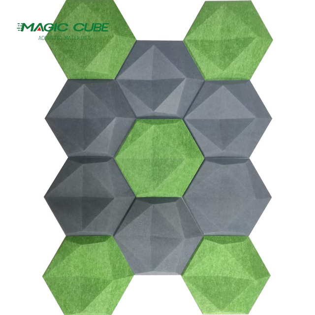 Environmentally Friendly 3D Acoustic Wall Panels