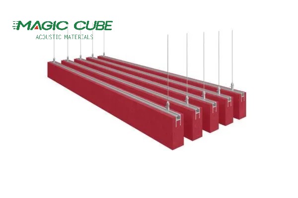 Polyester Fiber Acoustic Baffles – Straight 12/24mm