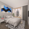 12mm Thick Polyester Fiber Acoustic Panel for Interior Decoration