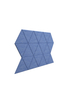 Triangle Polyester Fiber Acoustic Tile 9/12/24mm